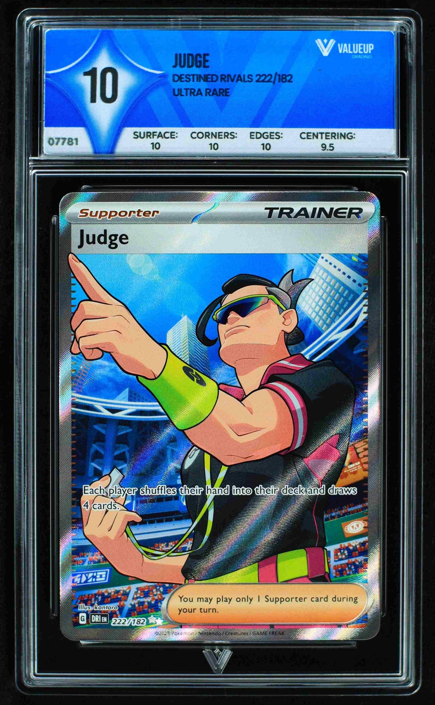 07781 JUDGE Grading Card