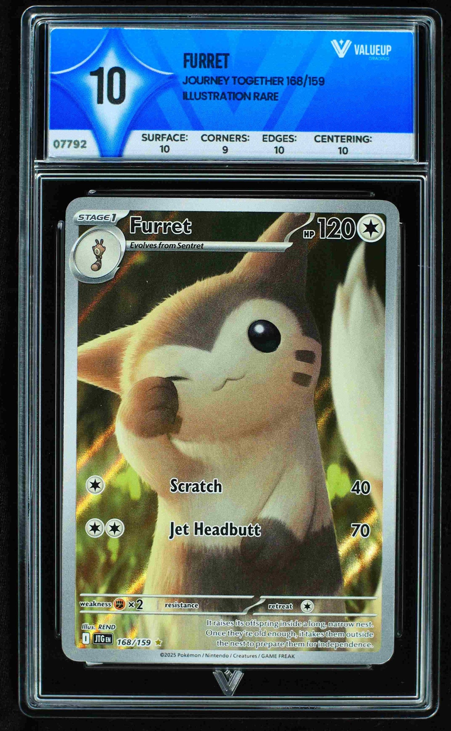07792 FURRET Grading Card