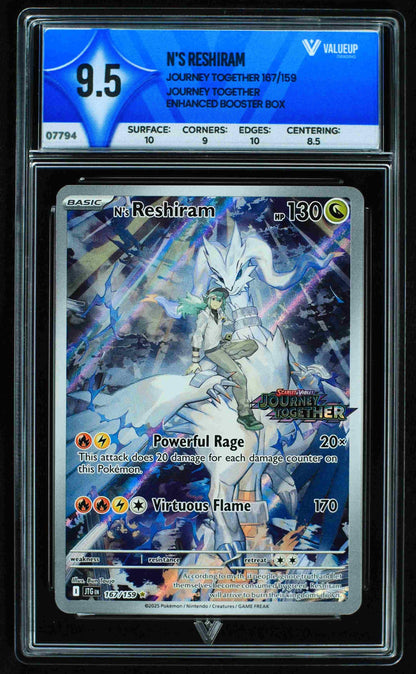 07794 N'S RESHIRAM Grading Card