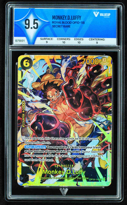 07801 MONKEY.D.LUFFY Grading Card