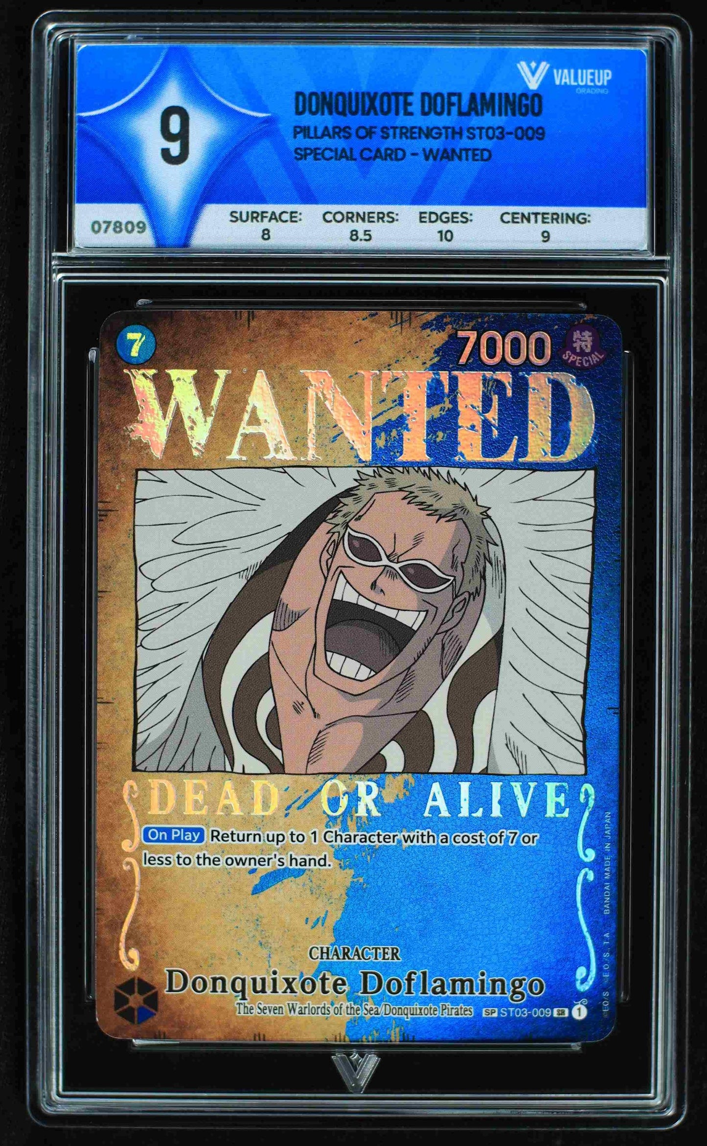 07809 DONQUIXOTE DOFLAMINGO Grading Card