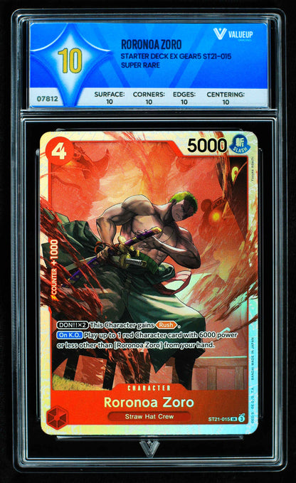 07812 RORONOA ZORO Grading Card