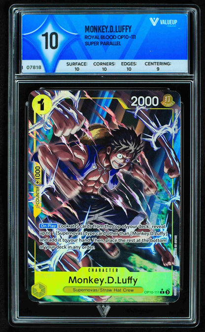07818 MONKEY.D.LUFFY Grading Card