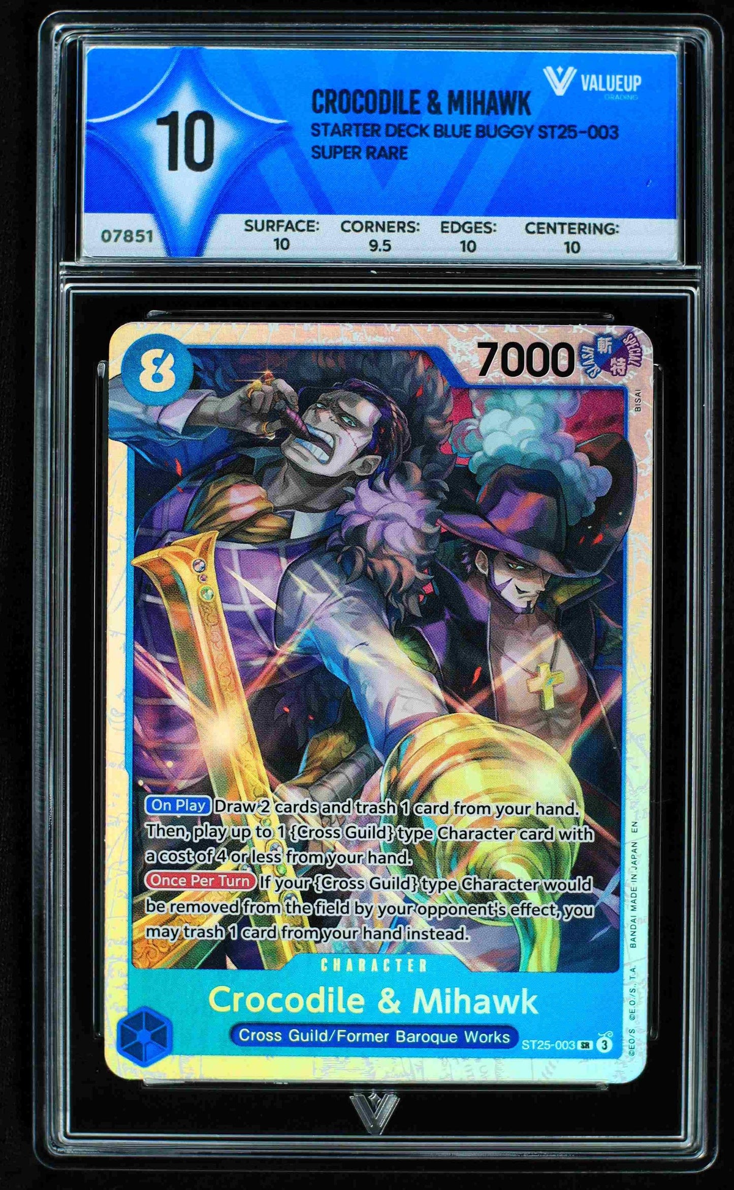 07851 CROCODILE & MIHAWK Grading Card
