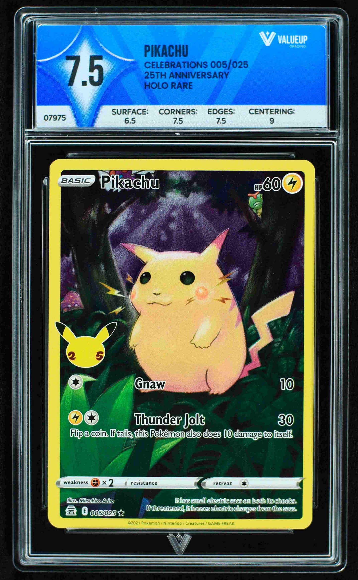 07975 PIKACHU Grading Card