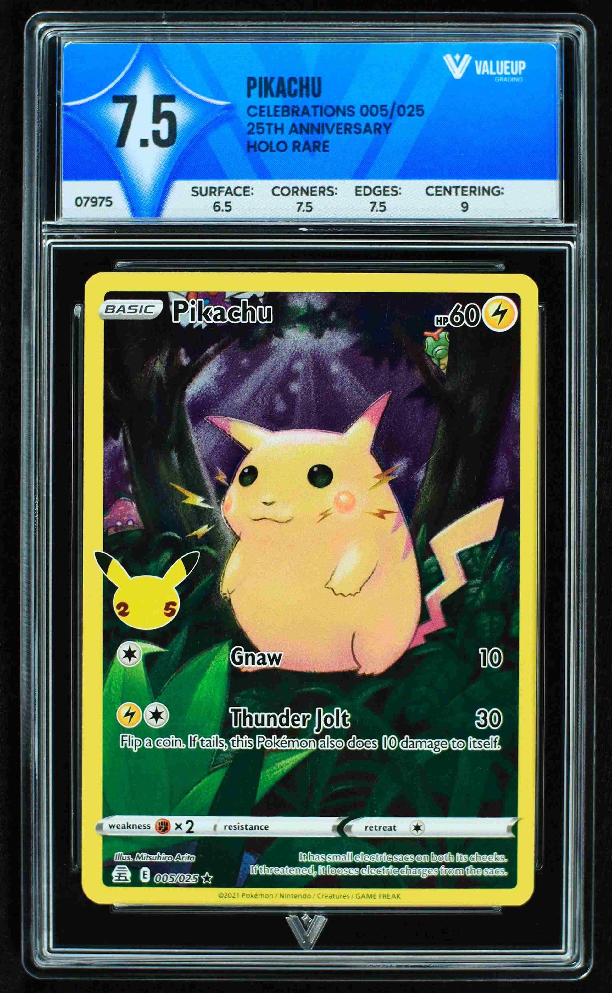 07975 PIKACHU Grading Card