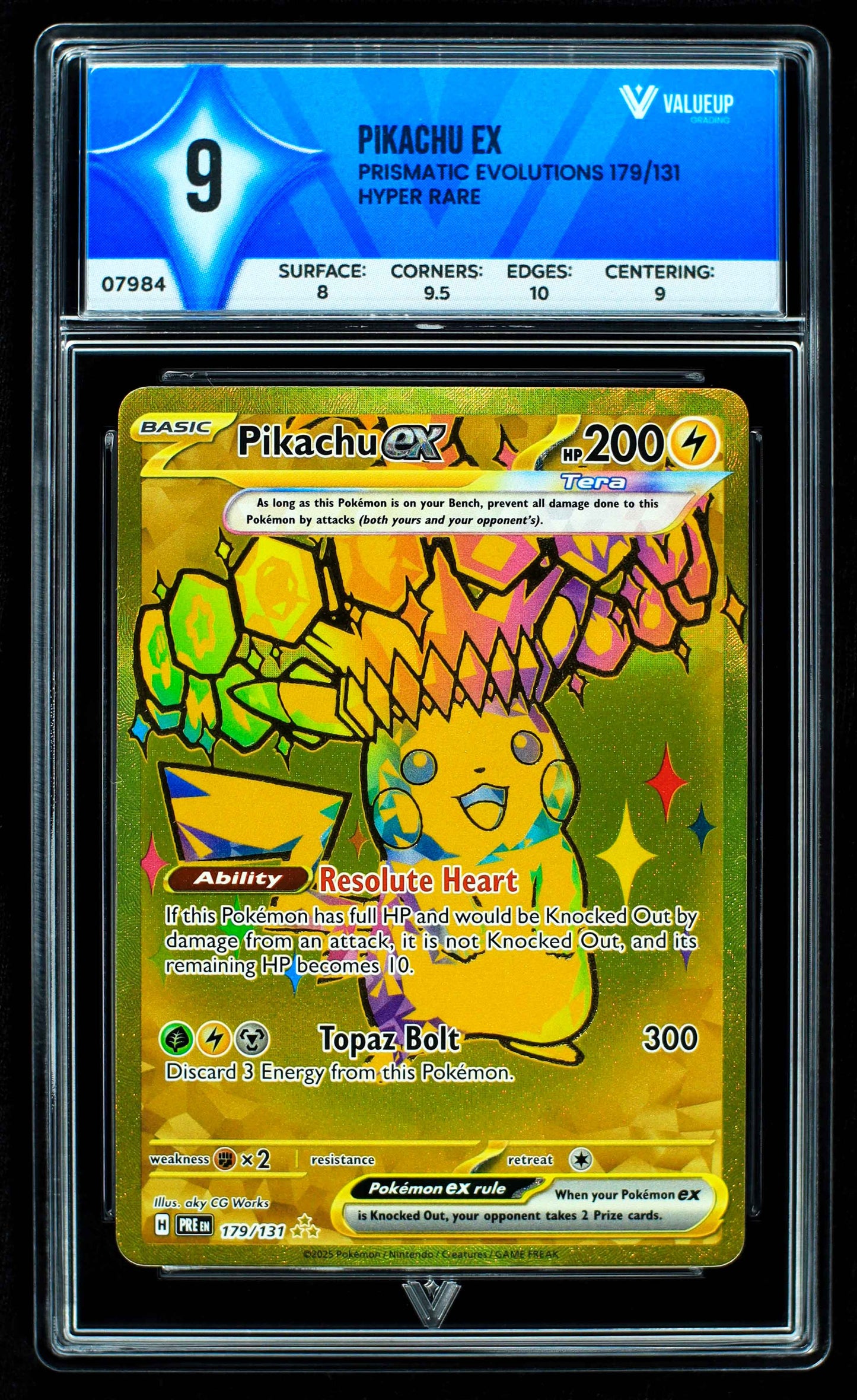 07984 PIKACHU EX Grading Card