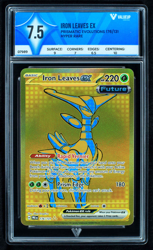 07989 IRON LEAVES EX Grading Card