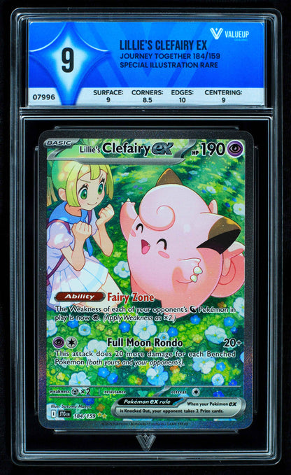 07996 LILLIE'S CLEFAIRY EX Grading Card