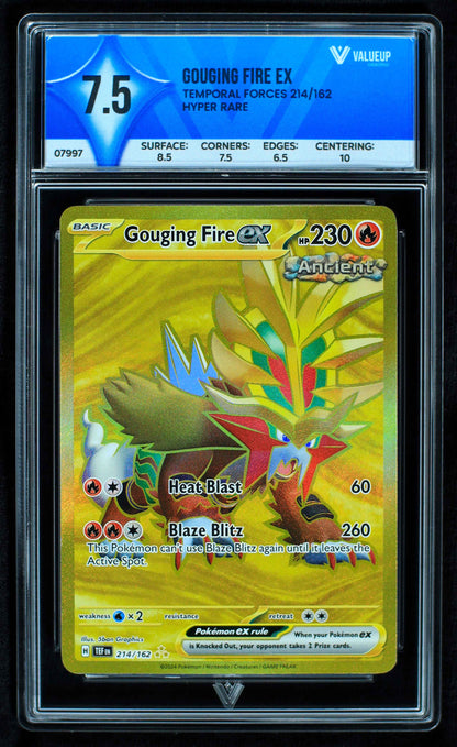 07997 GOUGING FIRE EX Grading Card