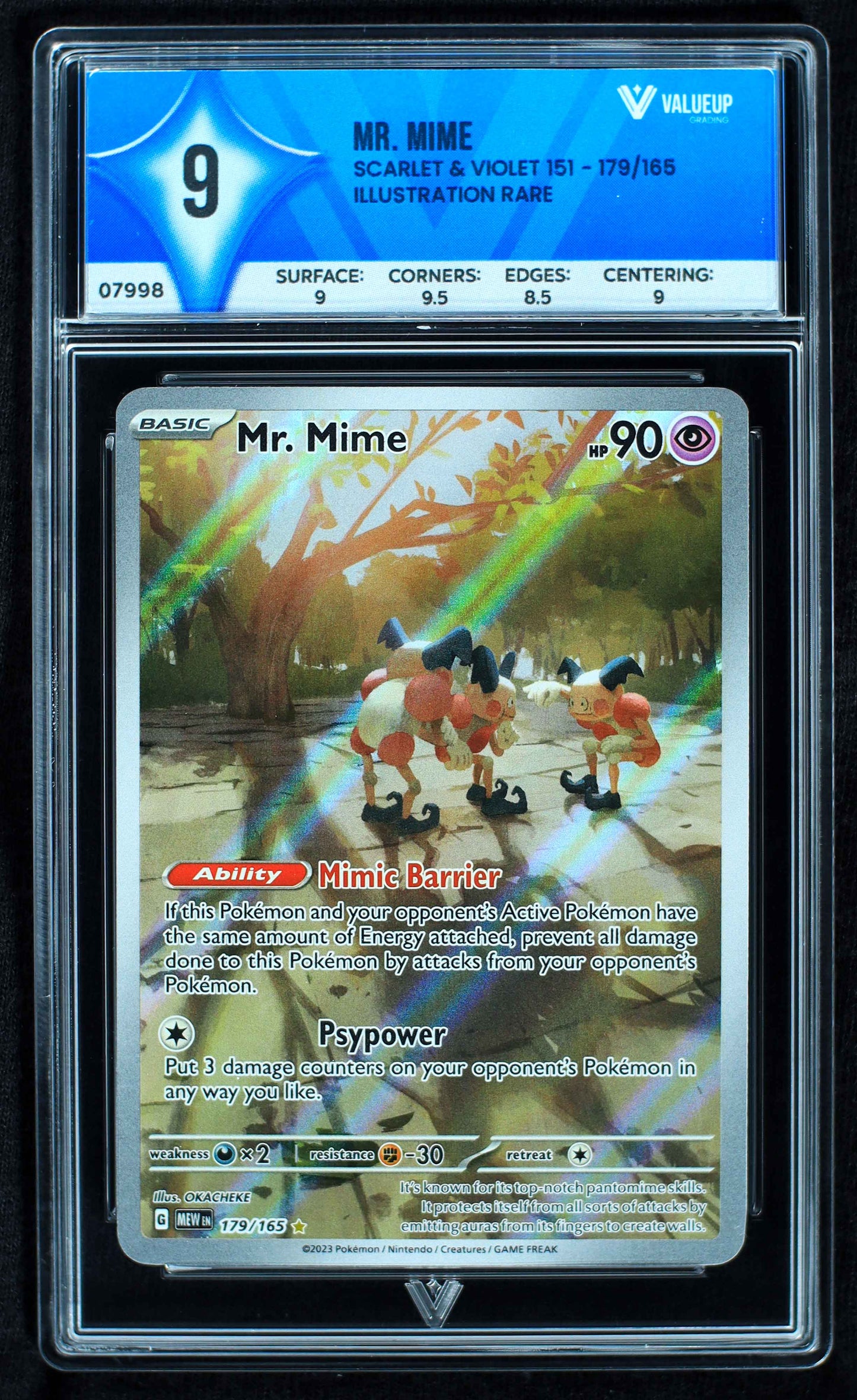 07998 MR. MIME Grading Card