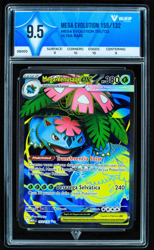08000 MEGA VENUSAUR EX (LATAM) Grading Card