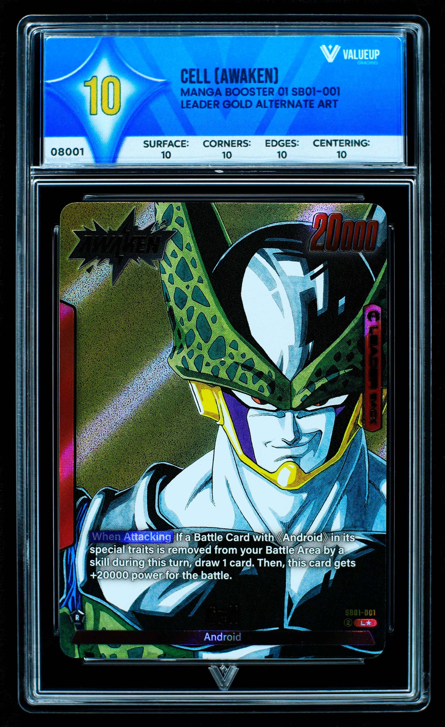 08001 CELL (AWAKEN) Grading Card