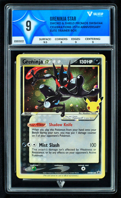 08002 GRENINJA STAR Grading Card