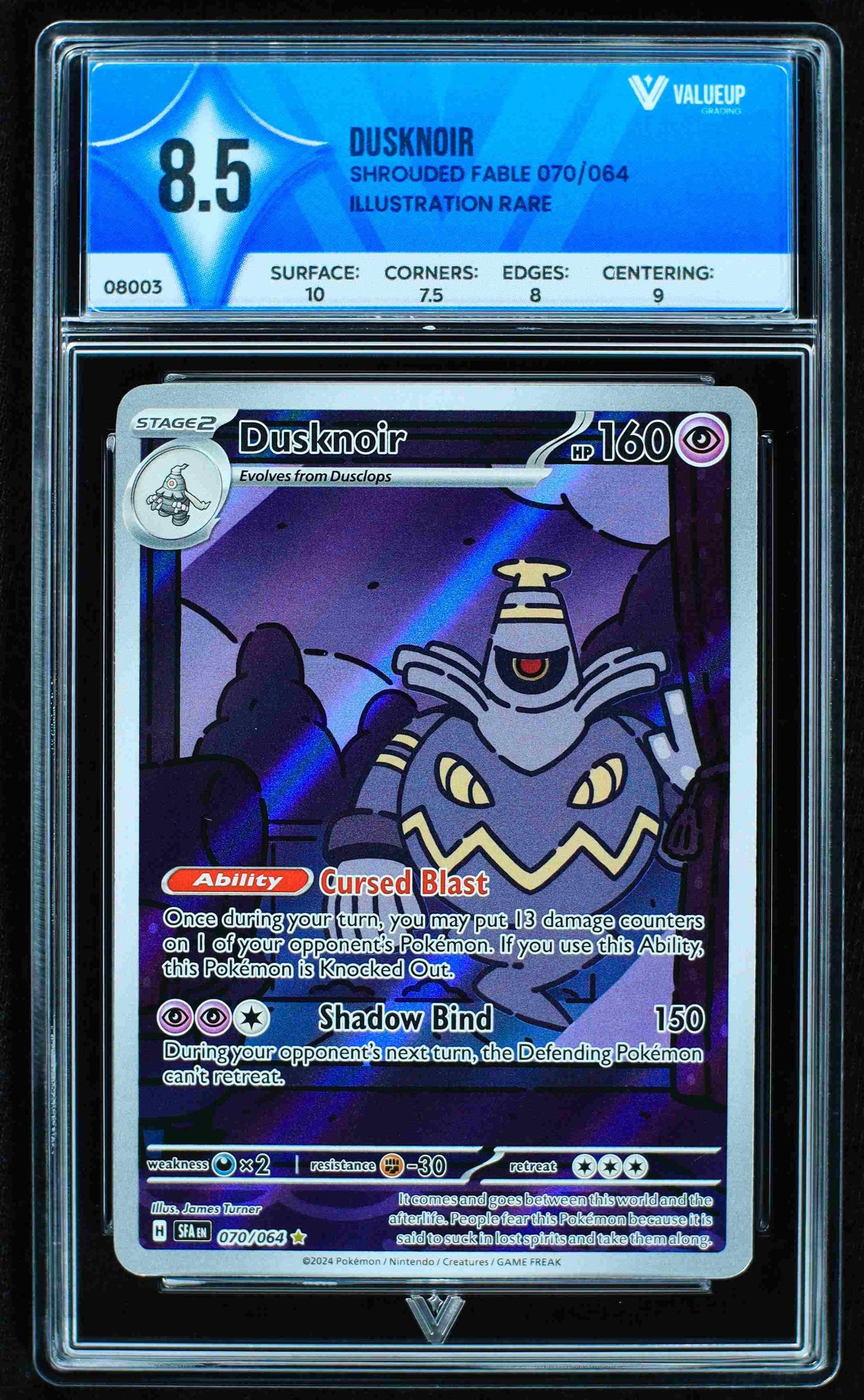 08003 DUSKNOIR Grading Card