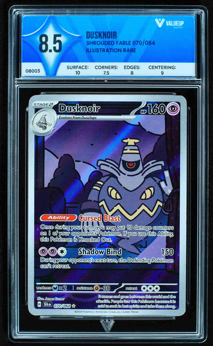 08003 DUSKNOIR Grading Card