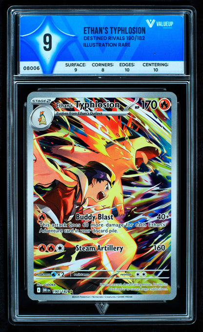 08006 ETHAN'S TYPHLOSION Grading Card