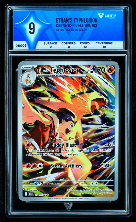 08006 ETHAN'S TYPHLOSION Grading Card