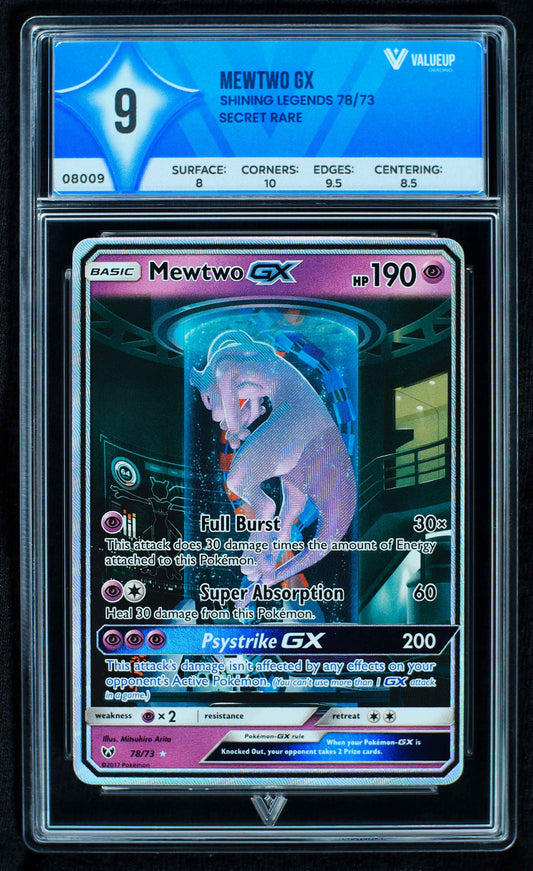 08009 MEWTWO GX Grading Card