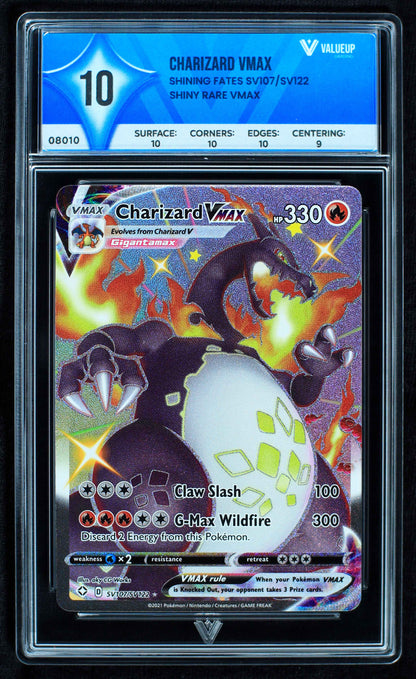 08010 CHARIZARD VMAX Grading Card