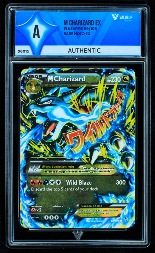 08015 M CHARIZARD EX Grading Card