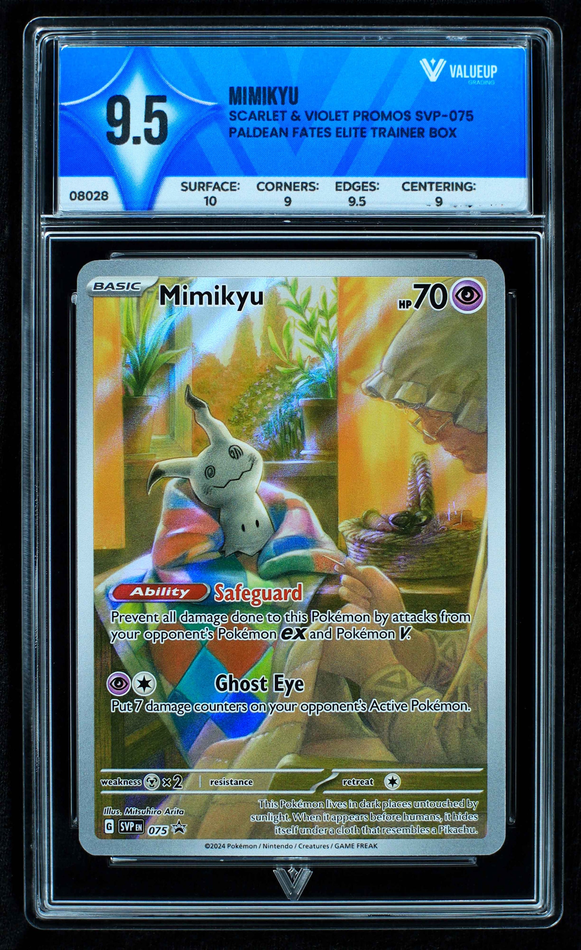 08028 MIMIKYU Grading Card