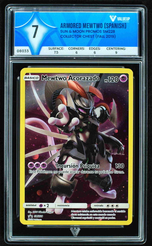 08033 ARMORED MEWTWO (SPANISH) Grading Card