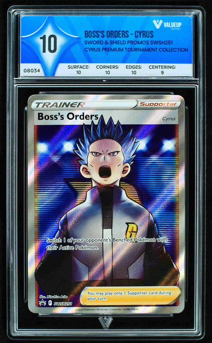 08034 BOSS'S ORDERS - CYRUS Grading Card