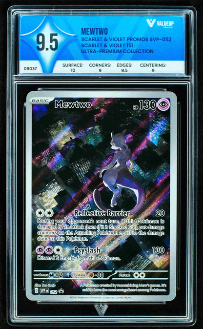 08037 MEWTWO Grading Card