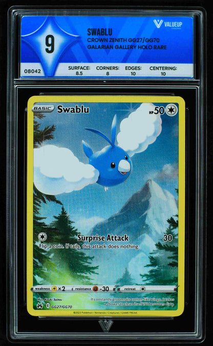 08042 SWABLU Grading Card