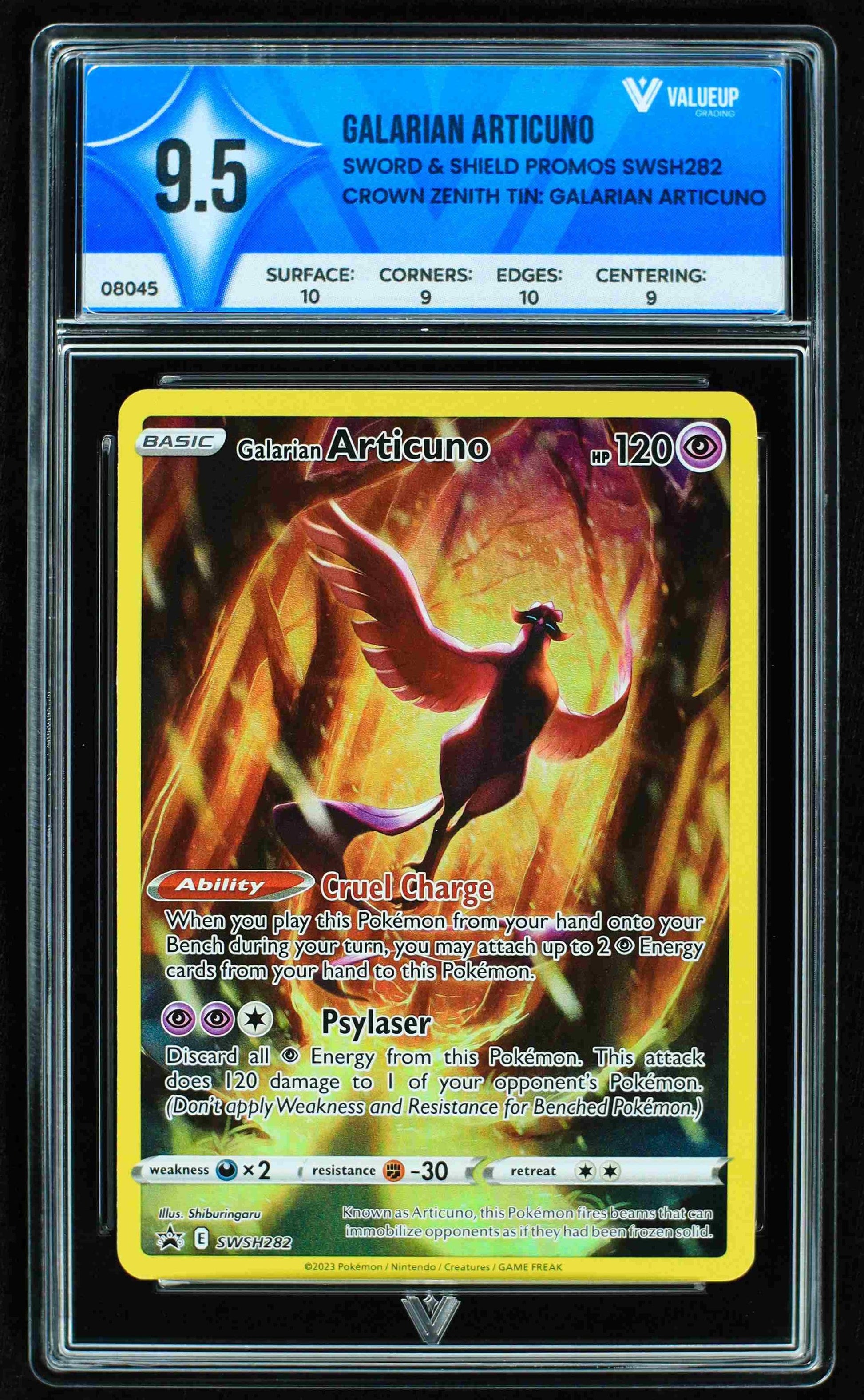 08045 GALARIAN ARTICUNO Grading Card