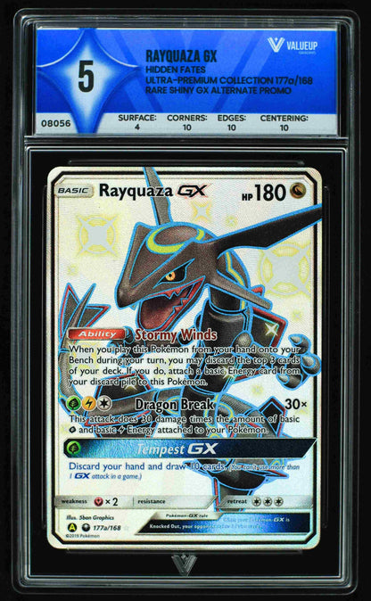 08056 RAYQUAZA GX Grading Card