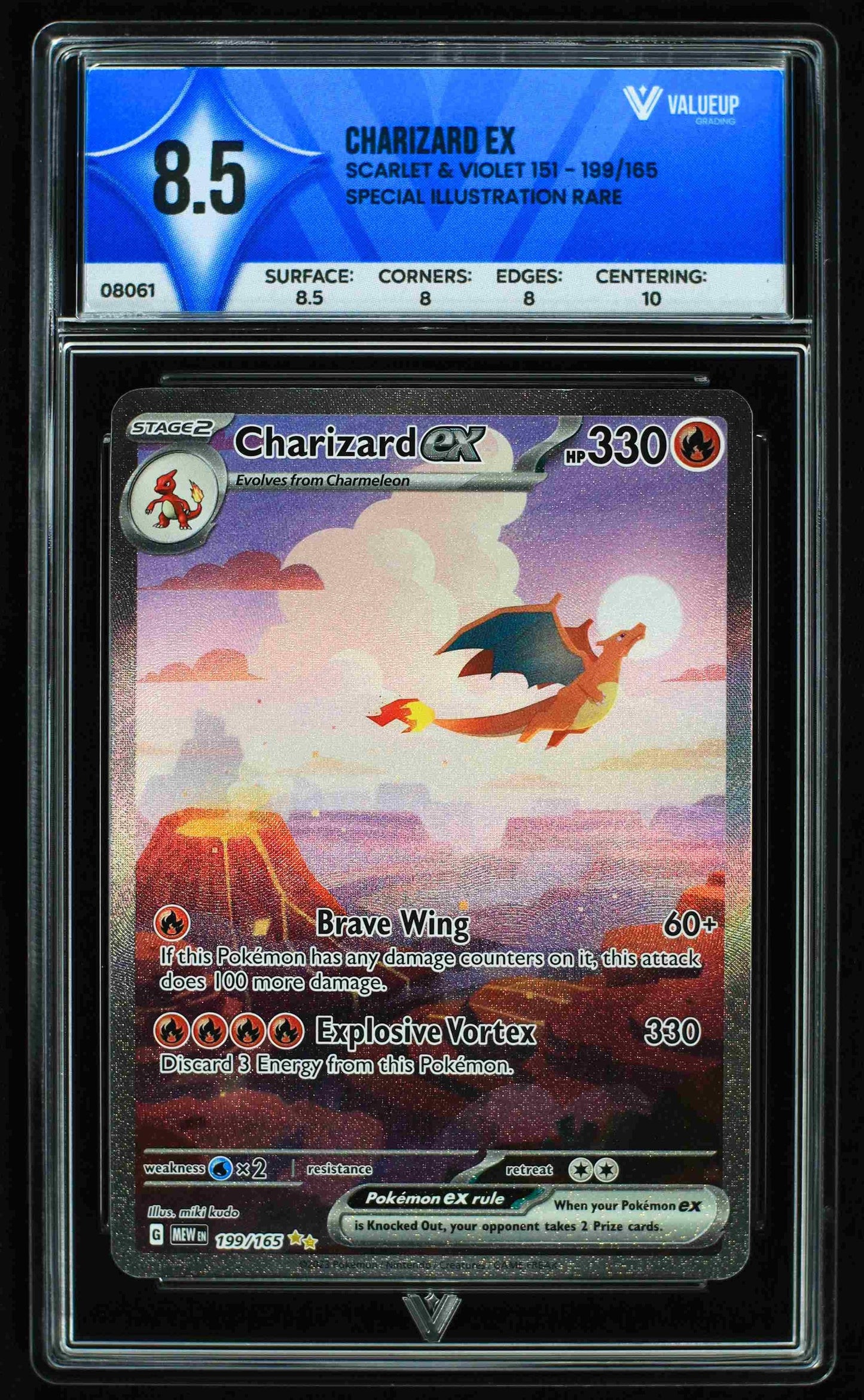 08061 CHARIZARD EX Grading Card
