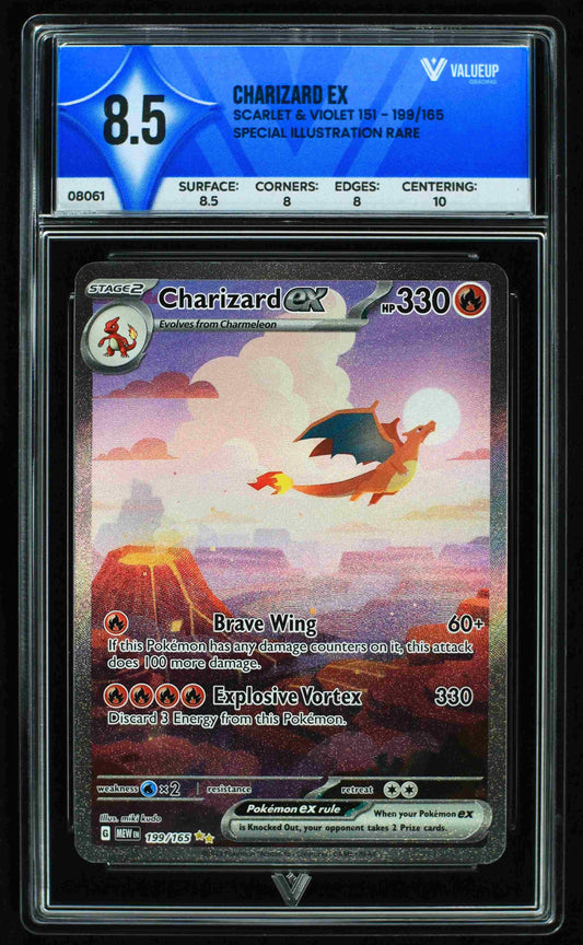 08061 CHARIZARD EX Grading Card