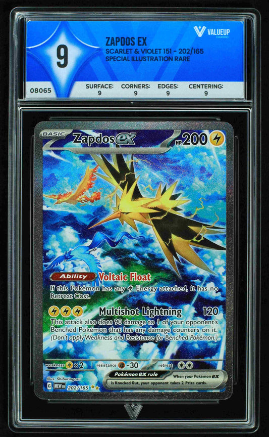 08065 ZAPDOS EX Grading Card