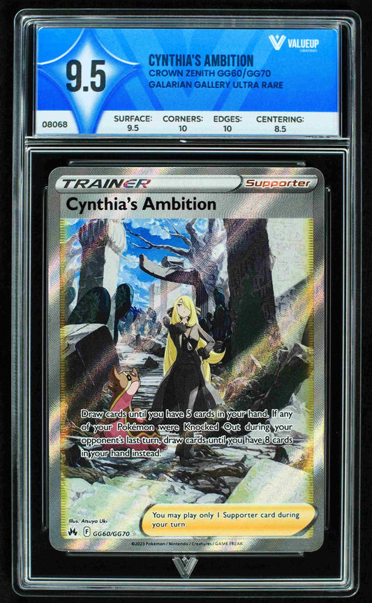 08068 CYNTHIA'S AMBITION Grading Card