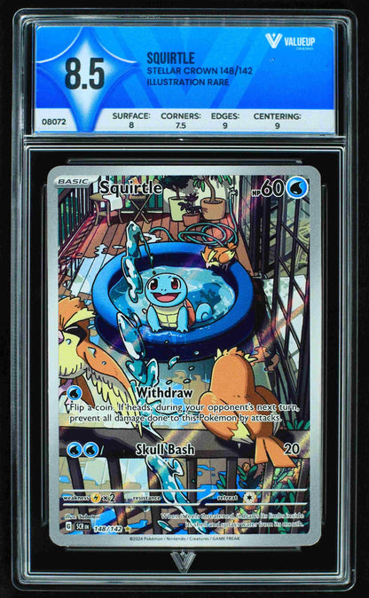 08072 SQUIRTLE Grading Card