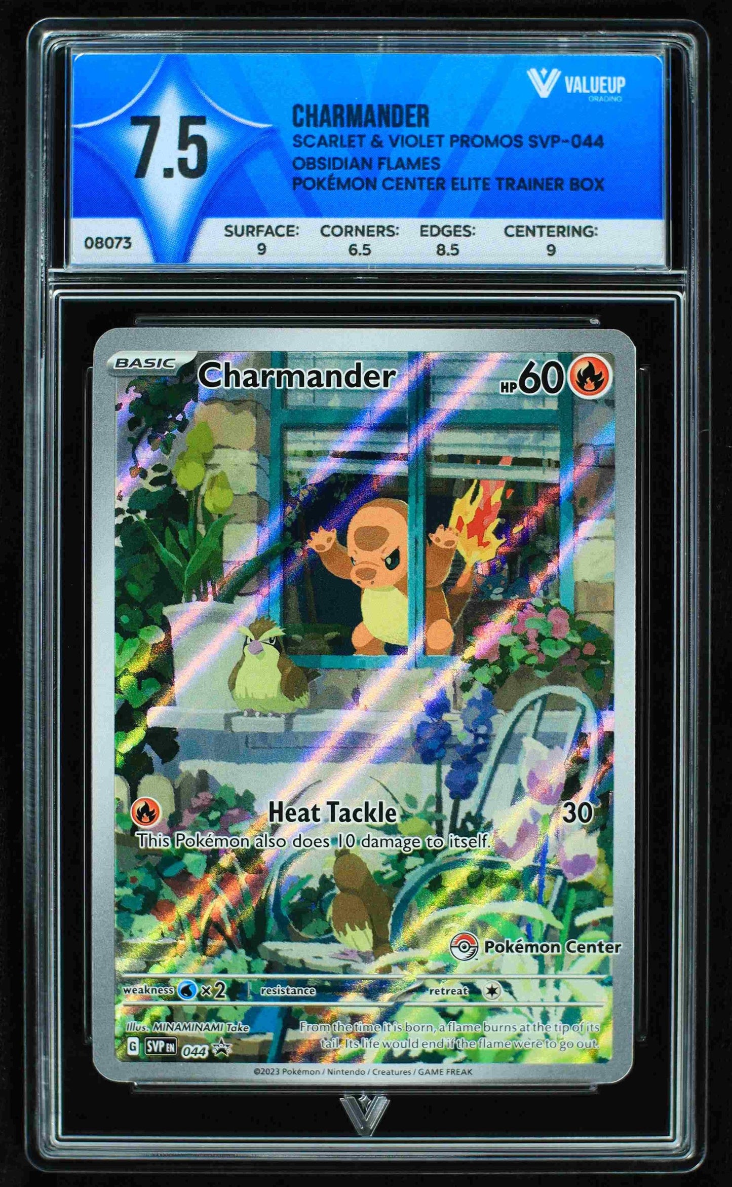 08073 CHARMANDER Grading Card