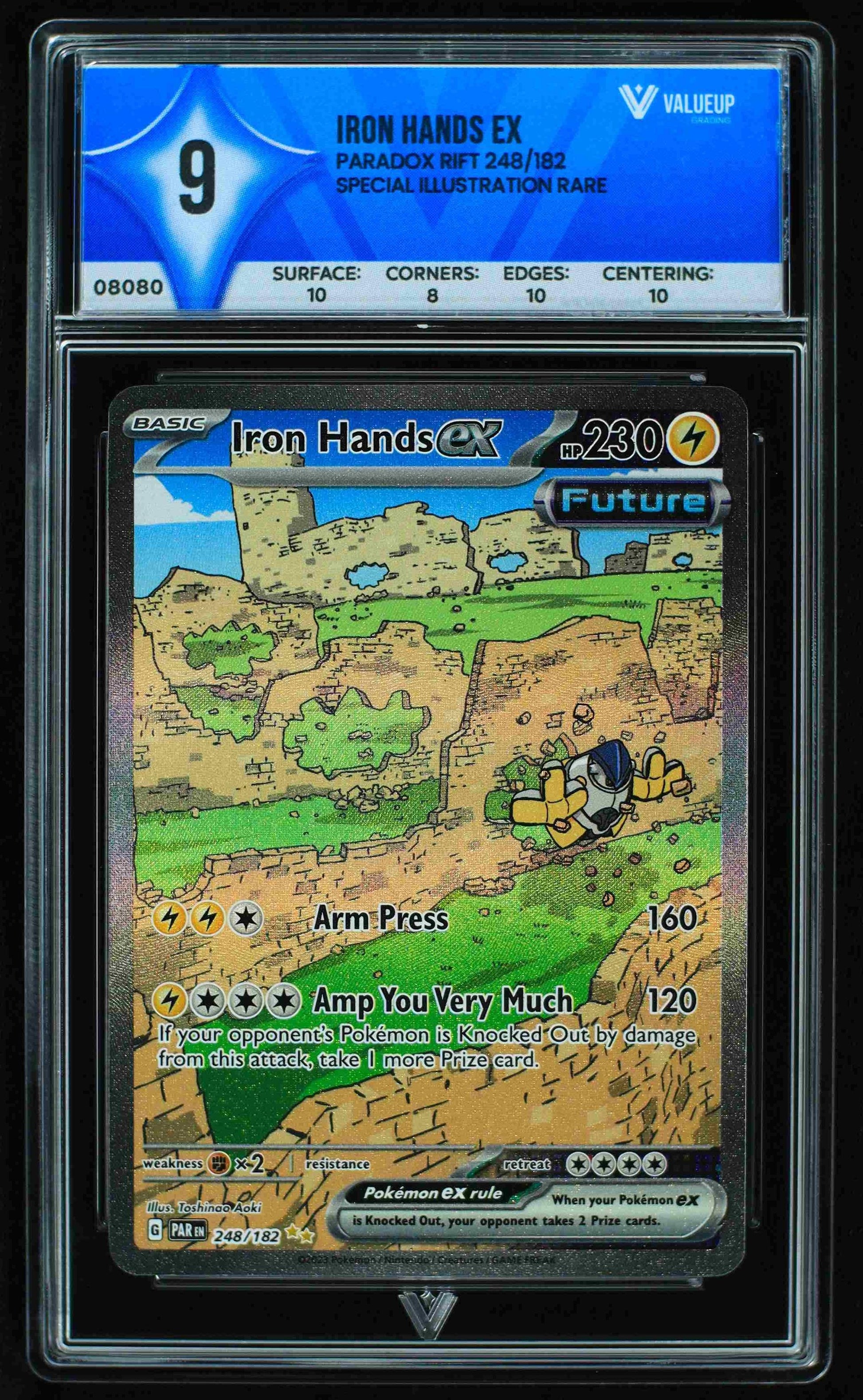 08080 IRON HANDS EX Grading Card