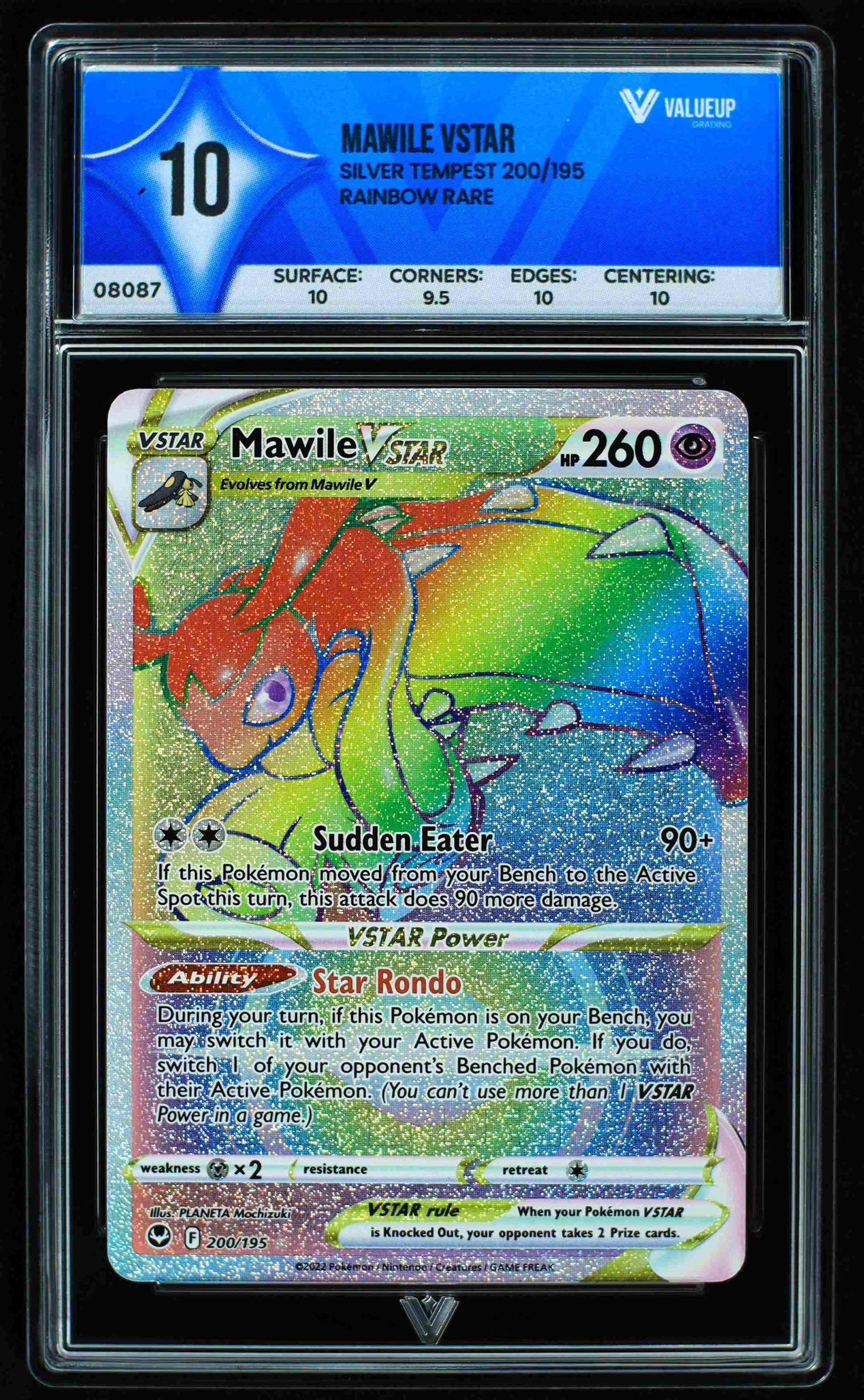 08087 MAWILE VSTAR Grading Card