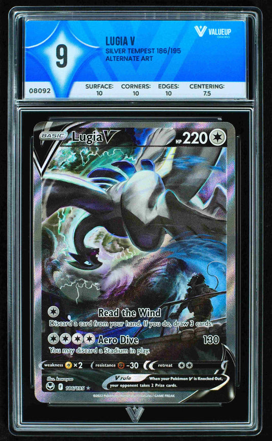 08092 LUGIA V Grading Card