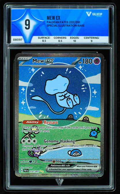 08097 MEW EX Grading Card