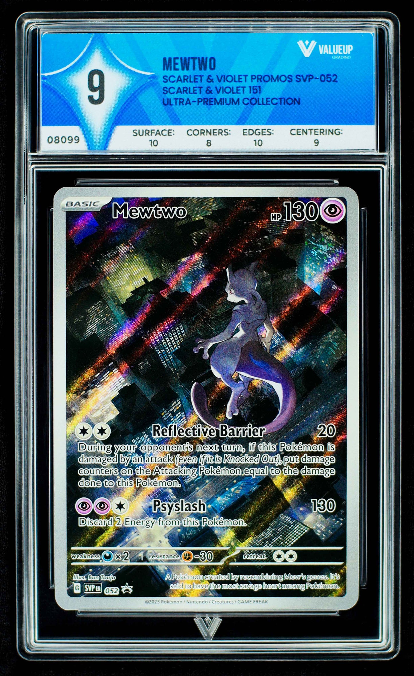 08099 MEWTWO Grading Card