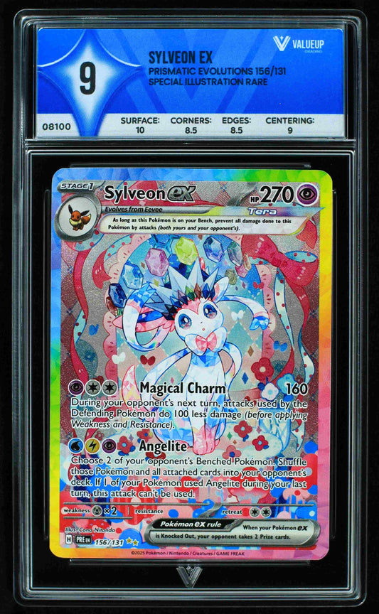 08100 SYLVEON EX Grading Card