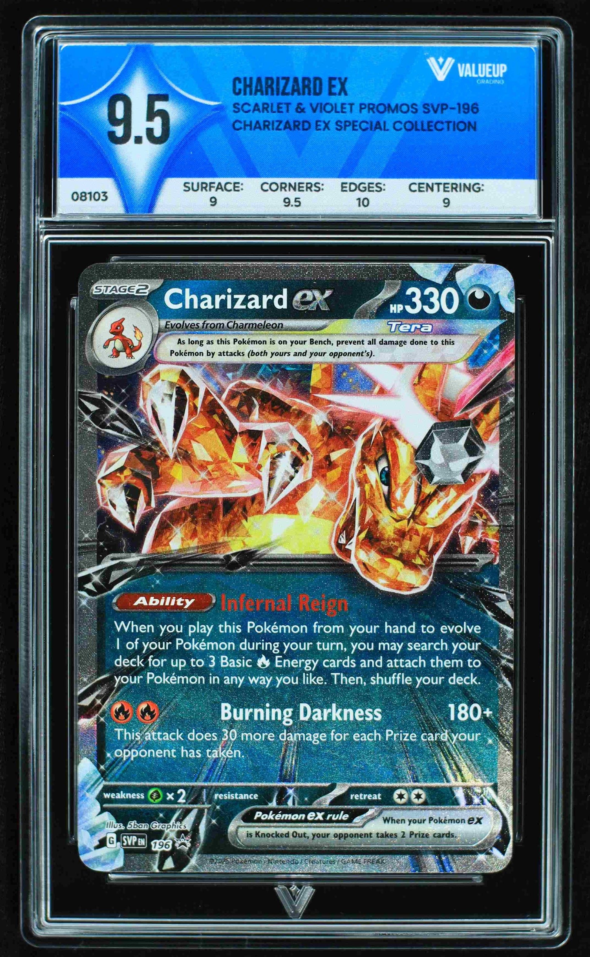 08103 CHARIZARD EX Grading Card