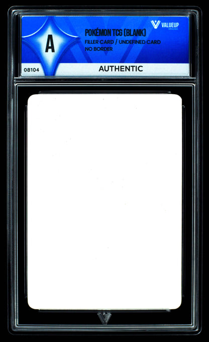 08104 POKEMON TCG (BLANK) Grading Card