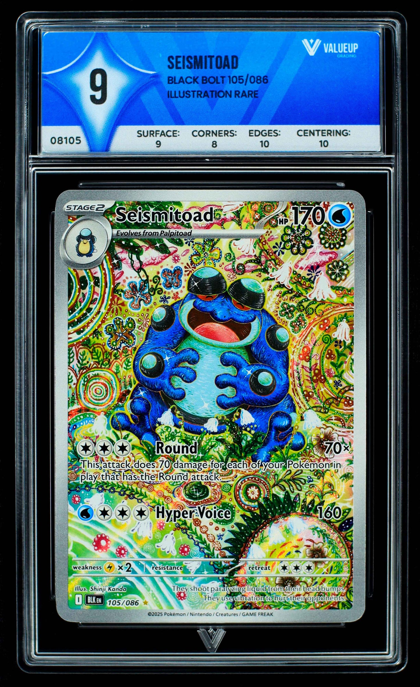 08105 SEISMITOAD Grading Card