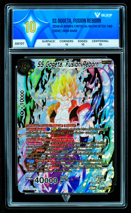 08107 SS GOGETA, FUSION REBORN Grading Card