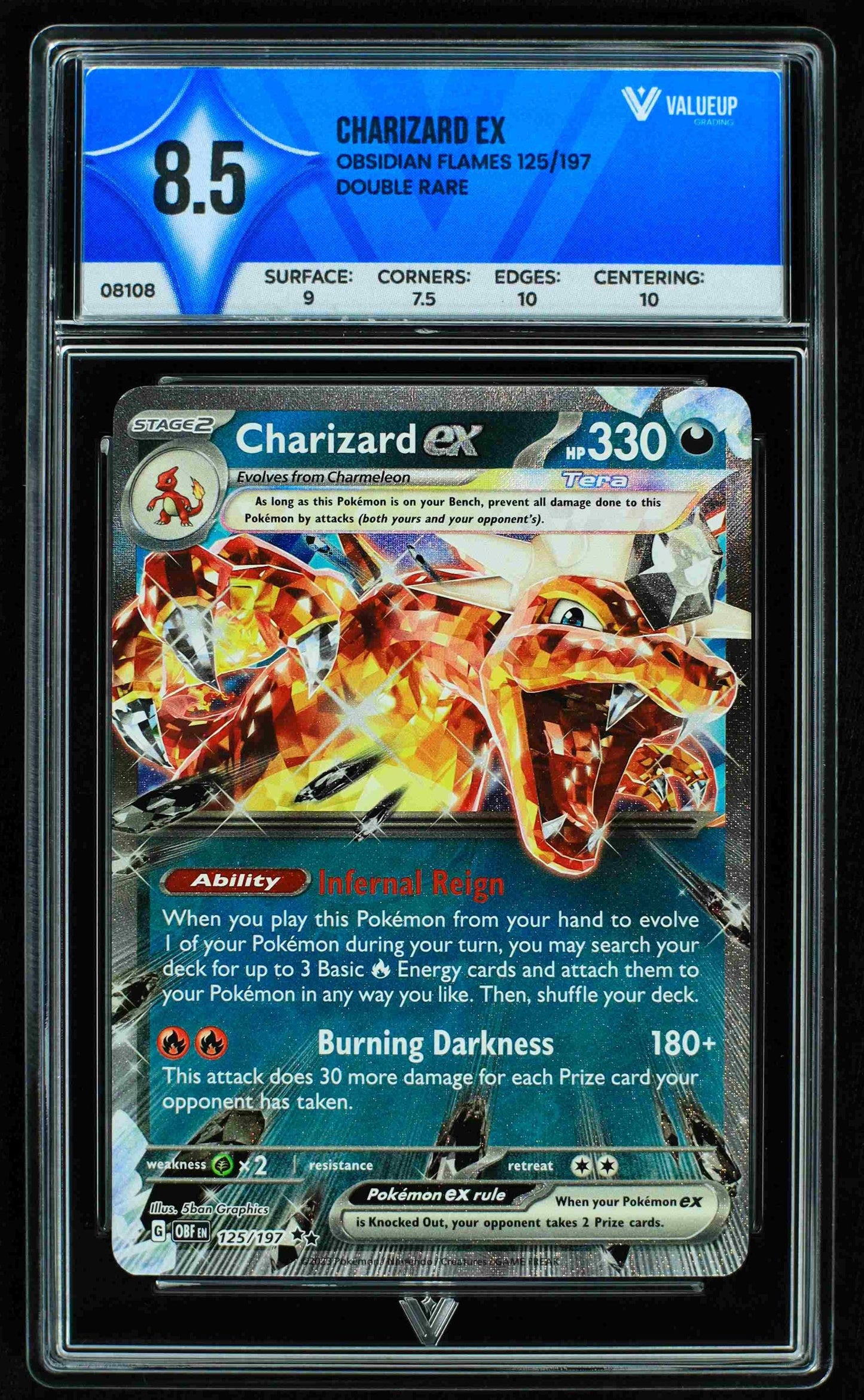 08108 CHARIZARD EX Grading Card