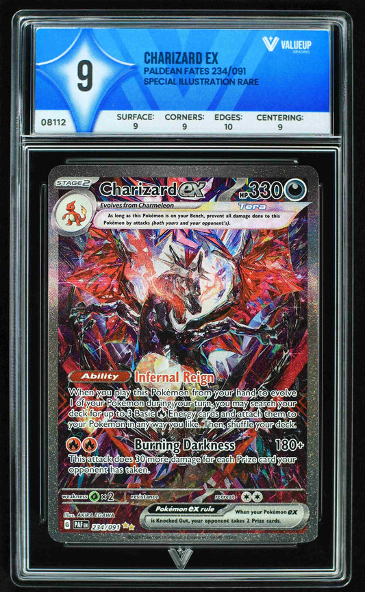 08112 CHARIZARD EX Grading Card